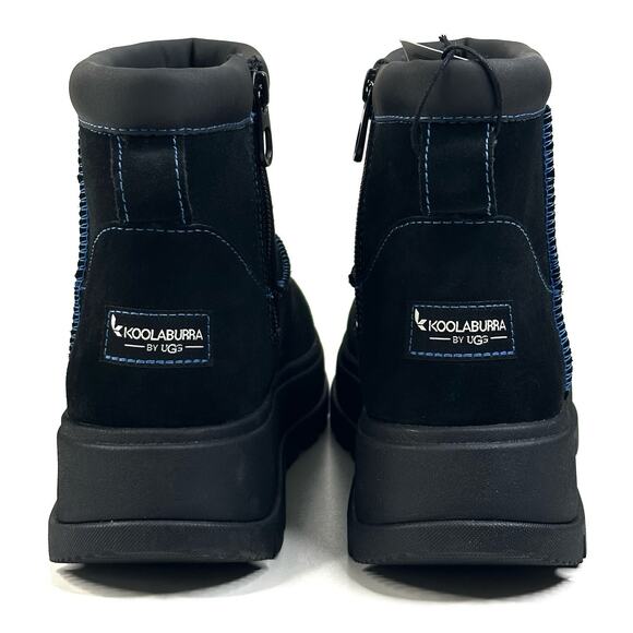 Koolaburra by UGG Koola Mini Hybrid Waterproof Black Suede Boots Womens 6 New - Picture 4 of 11